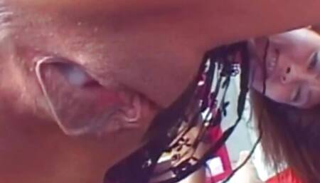 This Asian Hottie Does Not Stop Riding His Cock Until Her Perfect Snatch Is Creampied