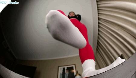 TOWERING GILF stomps you tiny car flat! GIANTESS POV Pt 2 SOCK CRUSH - MOV