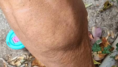 Tempest Jones at bus stop