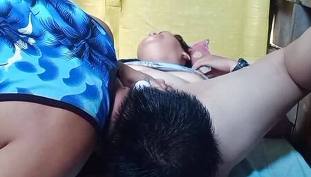 My first time fuck her she got loud moans