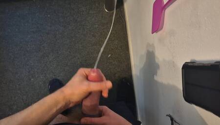 penis pump + cumshot + slow motion cumshot