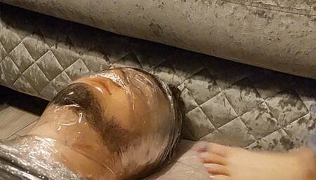 A throatfull experience | Foot Gagging