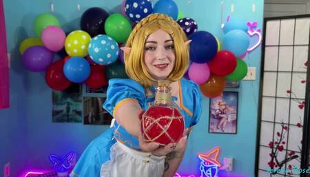 POV Zelda Becomes Giantess Goddess