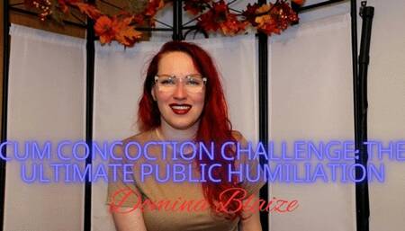 Cum Concoction Challenge: The Ultimate Public Humiliation