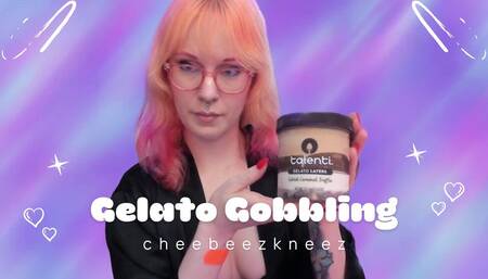 Gelato Gobbling Mukbang With BURPS