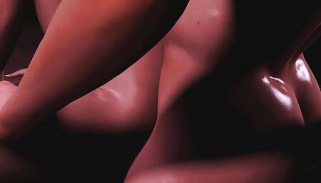 Girl with Perky Round Ass Spread Out on the Table and Pounded Hard