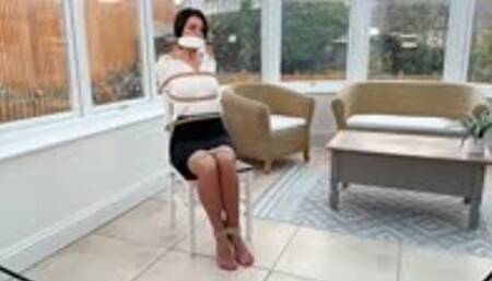 SECRETARY OVER THE MOUTH GAG