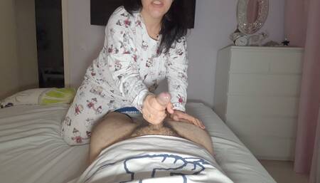 My Hot Wife Loves Me Fucking Her Fat Pussy While I Watch Her Slutty Face. Real Homemade