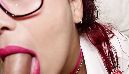 Beautiful schoolgil Likes a Rich Blowjob