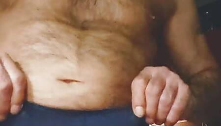 Shh! Sneaky daddy teasing you with hairy chest and soft warm cock - Danny Block