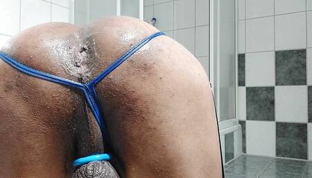 Oiled I fuck my slutty ass part 2