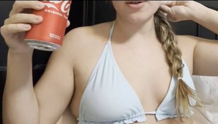 Burping2- Blue Bikini