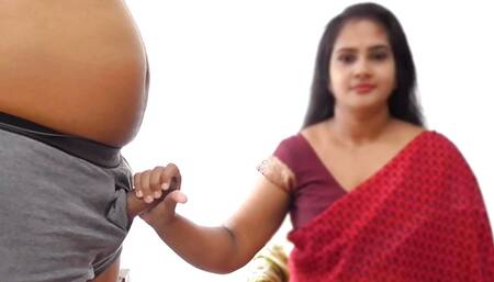 Indian Stepmom Disha Compilation Ended with Cum in Mouth Eating