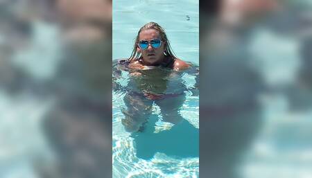 Palm Desert in the pool