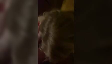 Down the throat it goes