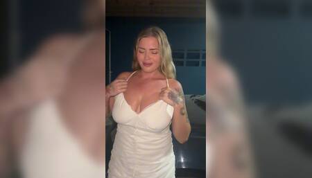 Playing with myself outdoor