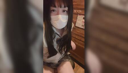 JKコスで手コキオナニー