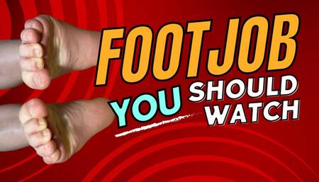 Shy Stepsister Gives You a FOOTJOB!