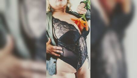 I came to visit you this evening with flowers..