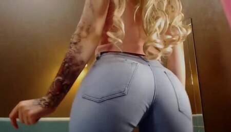 sexy ass in your stepmom's jeans