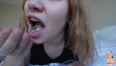 Giantess Shoves You Up Her Ass