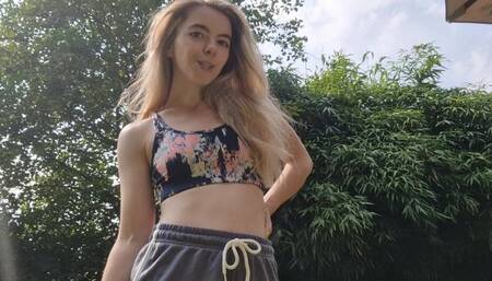 Smoking a cigarette instead of stretching