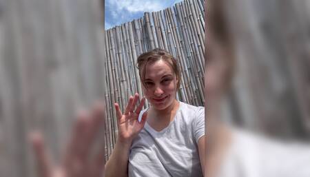 White T-shirt weather