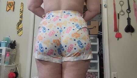 Care Bear Shorts Ass Tease