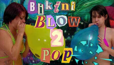 Ziva Fey - Ziva And Jurnee Blow To Pop Balloon Challenge