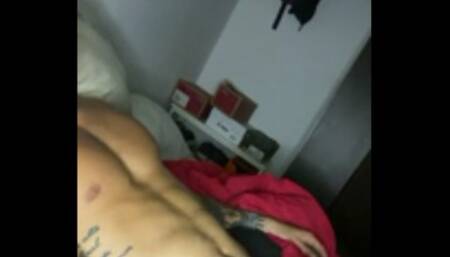 masturbating and nutting all over????