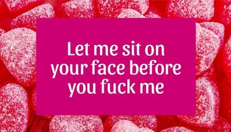Let me sit on your face before you fuck me
