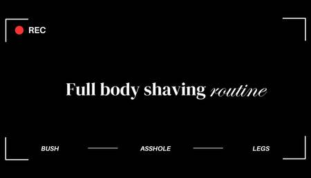 Bare & Smooth: My Complete Shave Journey