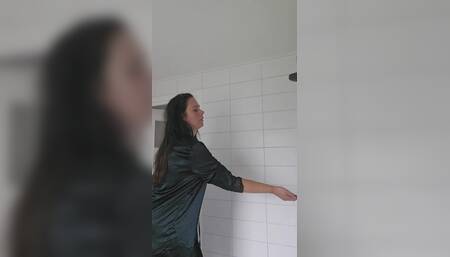 Playing in the shower