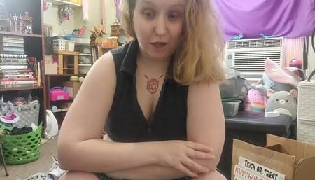 Halloween Decorations:: Green Skirt Tease