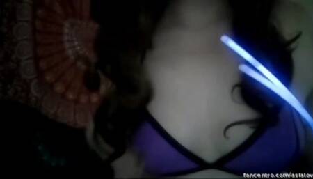 Asian Raver Girl At The Club Gets Too Frisky And Starts Topless Dancing