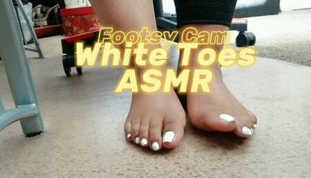 Footsy Cam: White Toes ASMR