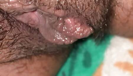 Masturbating in the room while family is outside