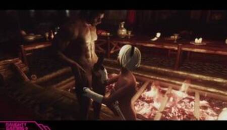 Banging 2B in Skyrim (Nier Automata x Skyrim)