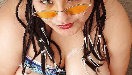 BBW Caribbean Cum Slut Queen