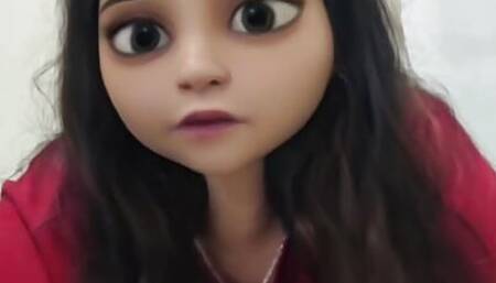 Fantasy Riya Toon Face Blowjob