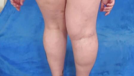 Short Haired Fatty Nova Jade Satiates Her Desire Using Toys