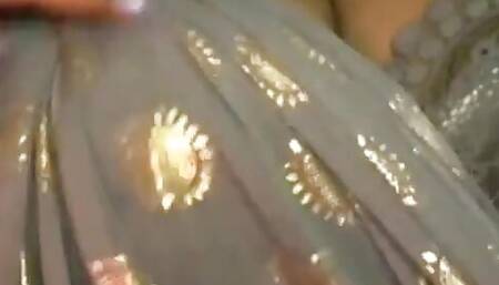 Bhabhi Boobs Nipple Pinch and Rubbing Then Open Bra Show Big Boobs.