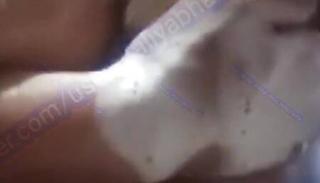 Desi pakistani Aliya bhabhi taking bath in horny mood