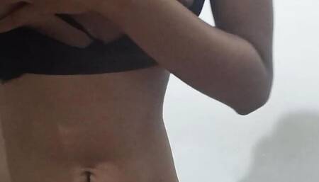 Black Latina Rubs Squirts Dirty Pussy