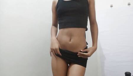 stretching the lips of my stepsister's elastic pussy she turned 22 years