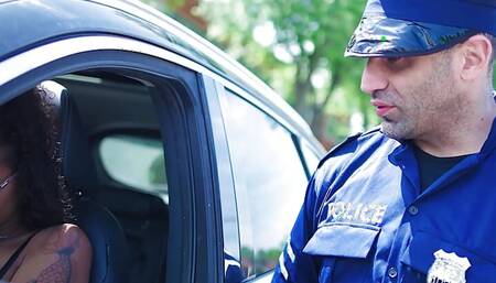 Pegas Productions - A Beautiful Black Milf with Big Balls Stuffed by the Police