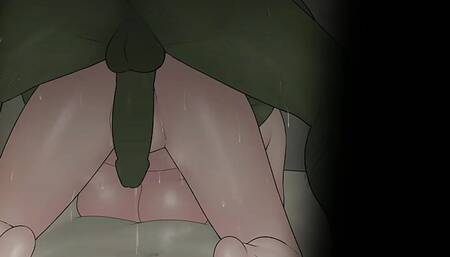 An orc is stretching my redheaded wife's hole with his huge dick, and it turns me on to on them