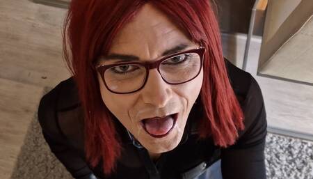 He fucked me so good and gave me a big load of cum to swallow.