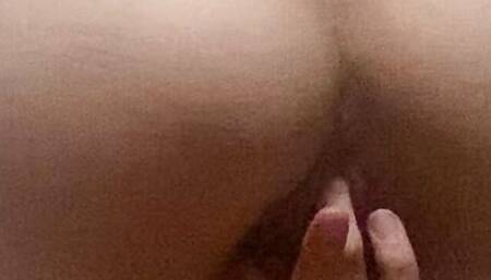 Horny virgin college girl fingering herself.