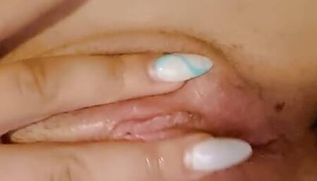 Striptease and cucumber fuck